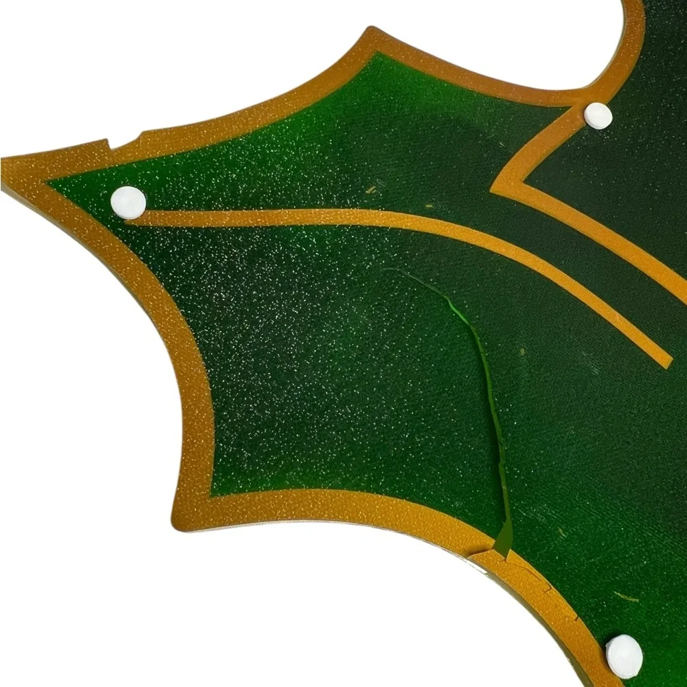Holiday Time Lighted Holly Indoor/Outdoor 22” Christmas Decoration in Box (READ)